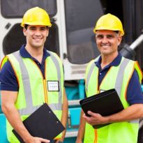 OSHA inspector with employer representative prior to inspection